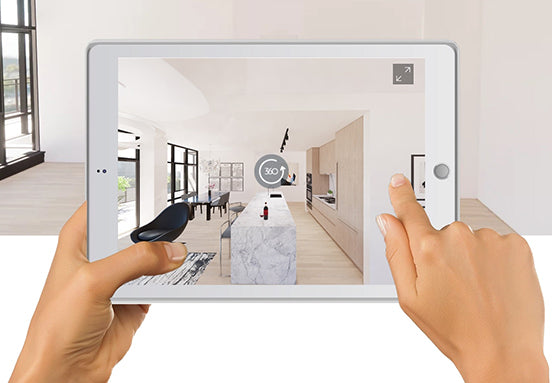 VR Interior Design in Tablet using Camera