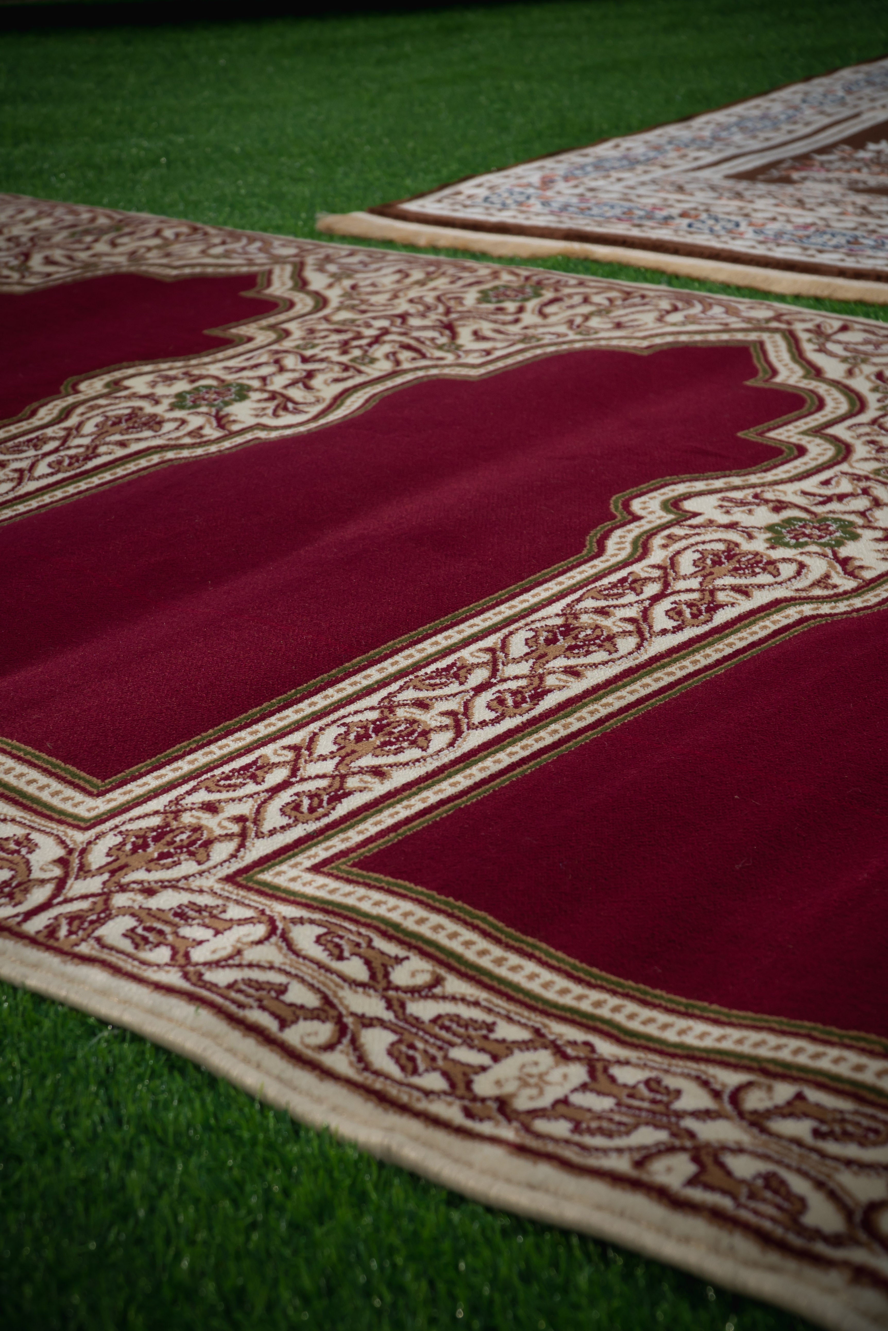 Majestic Red Prayer Mat