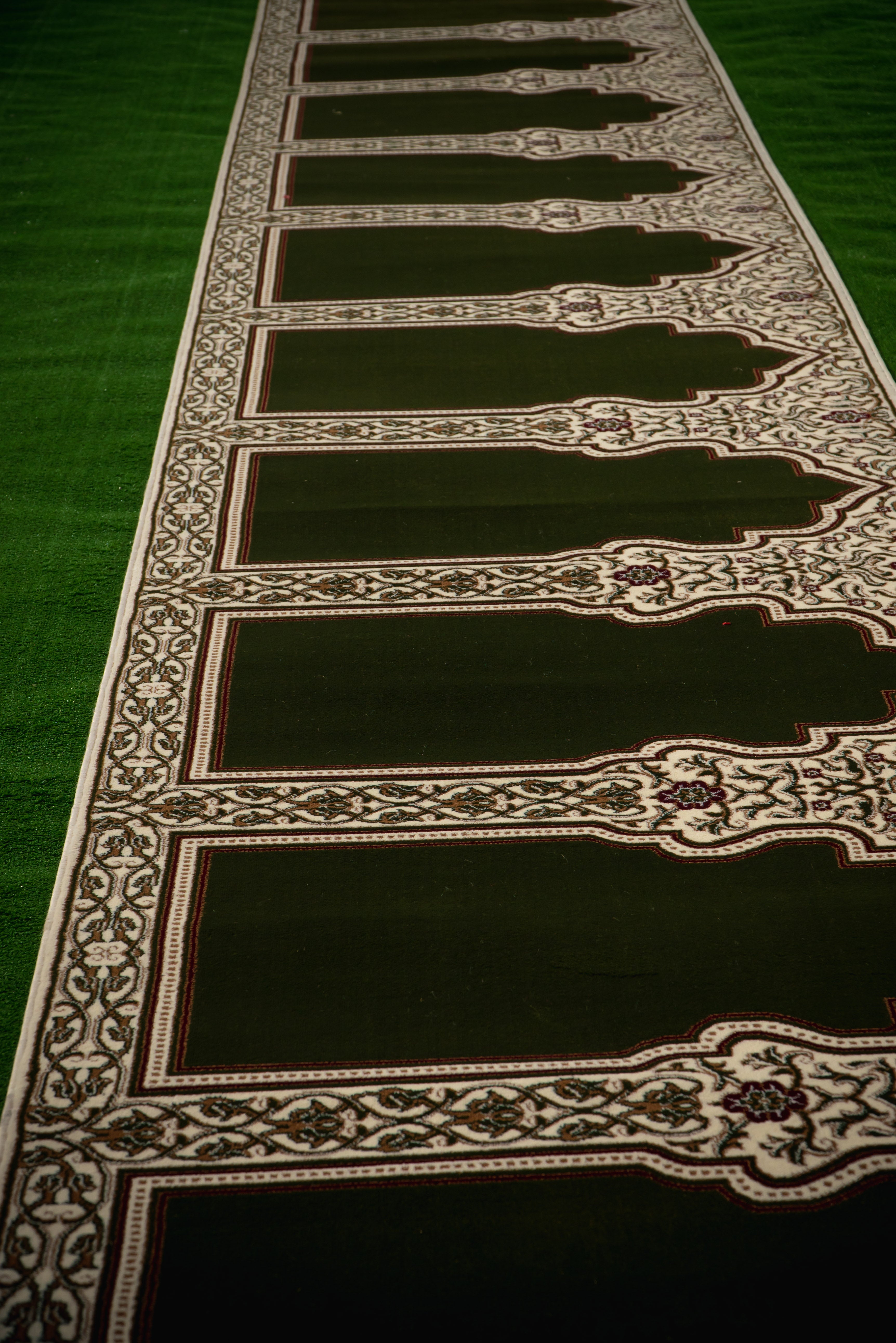 Majestic Green Prayer Mat
