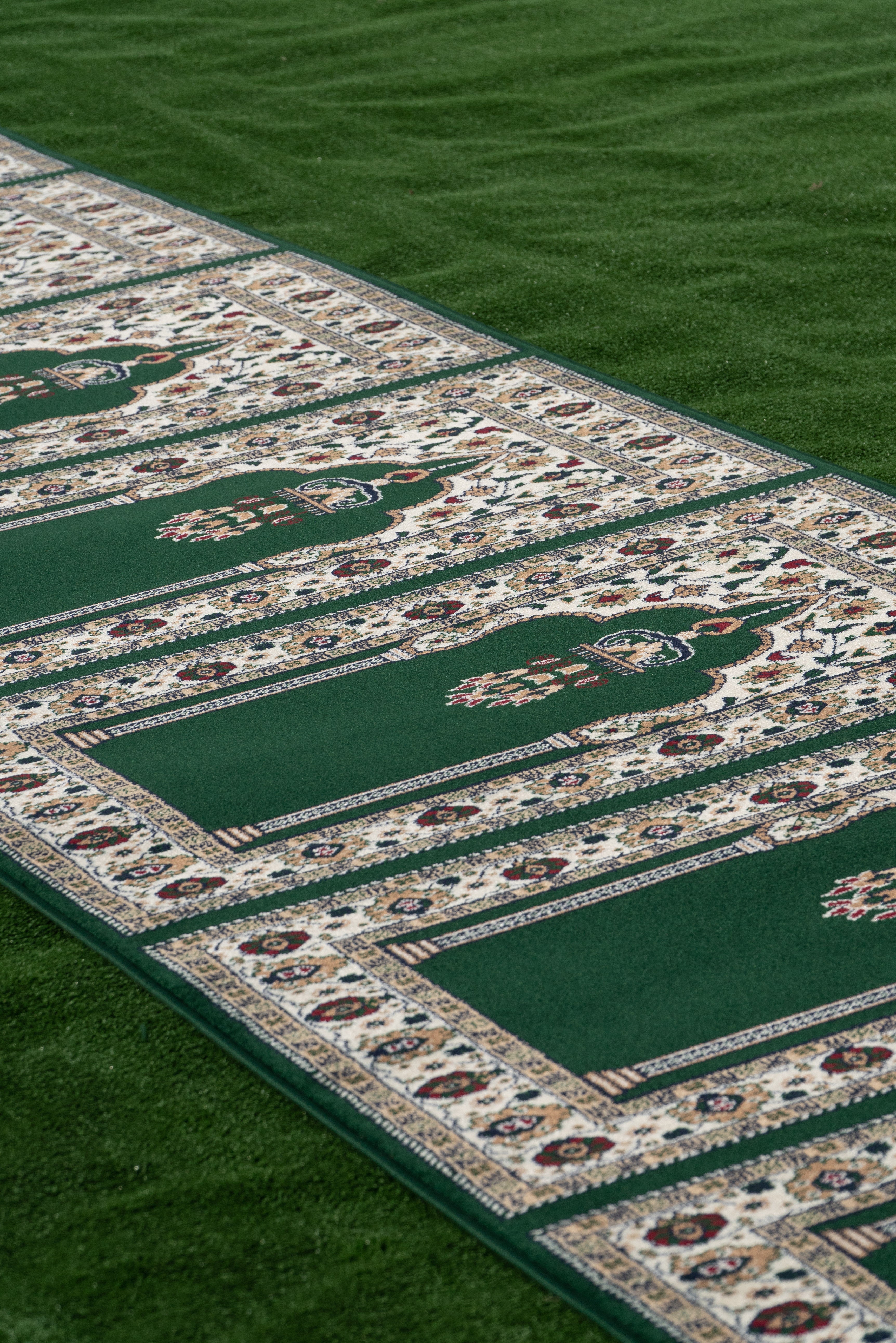 Exquisite Green Prayer Mat