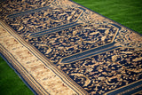 Traditional Floral Blue Prayer Mat