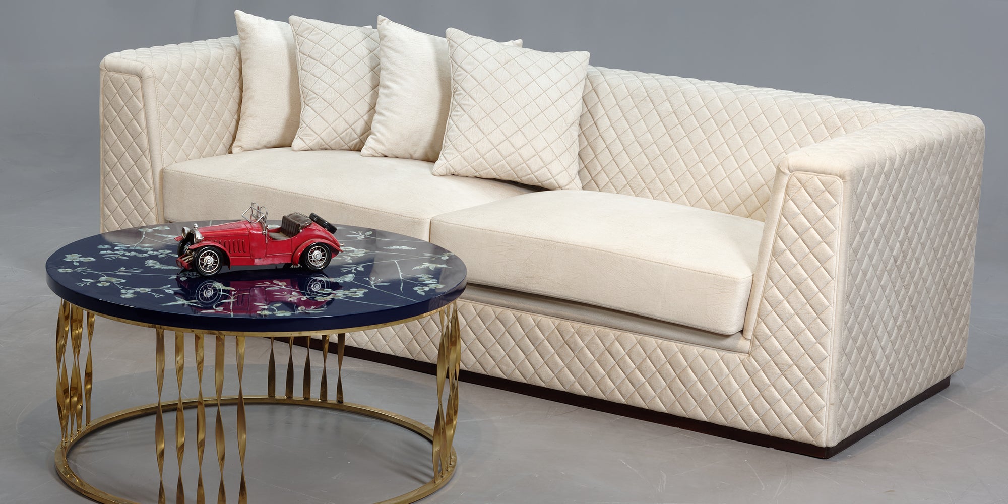 Dabiir-ul-Mulk - The Boxed Modern Sofa