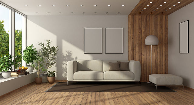Sustainable Natural Materials used in Living Room Design