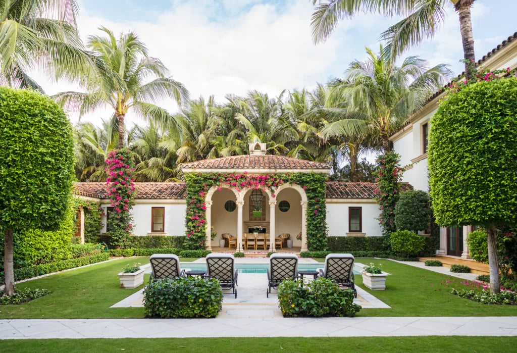 Dreamy home garden design cosy with plants and greenery all around