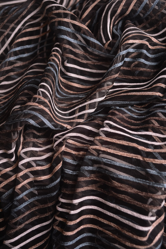 Black Organza
