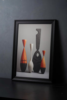 vases in frame