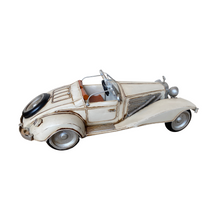 White Vintage Car