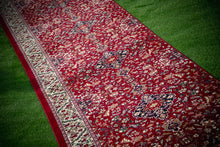 Traditional Floral Red Prayer Mat