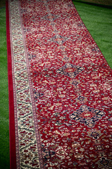 Traditional Floral Red Prayer Mat