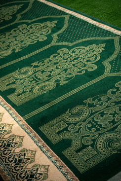 Regal Green Prayer Mat