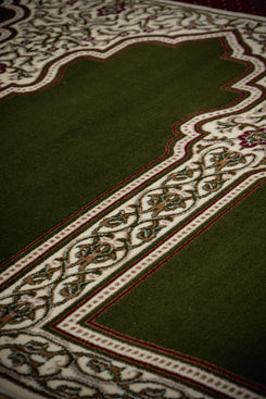 Majestic Green Prayer Mat