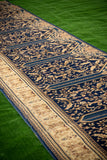 Traditional Floral Blue Prayer Mat